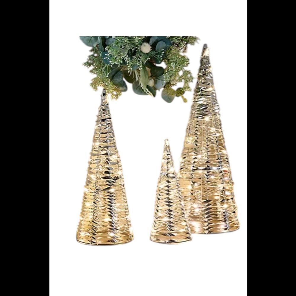 Bethlehem Lights 3-Pack Illuminated Ribbon Trees